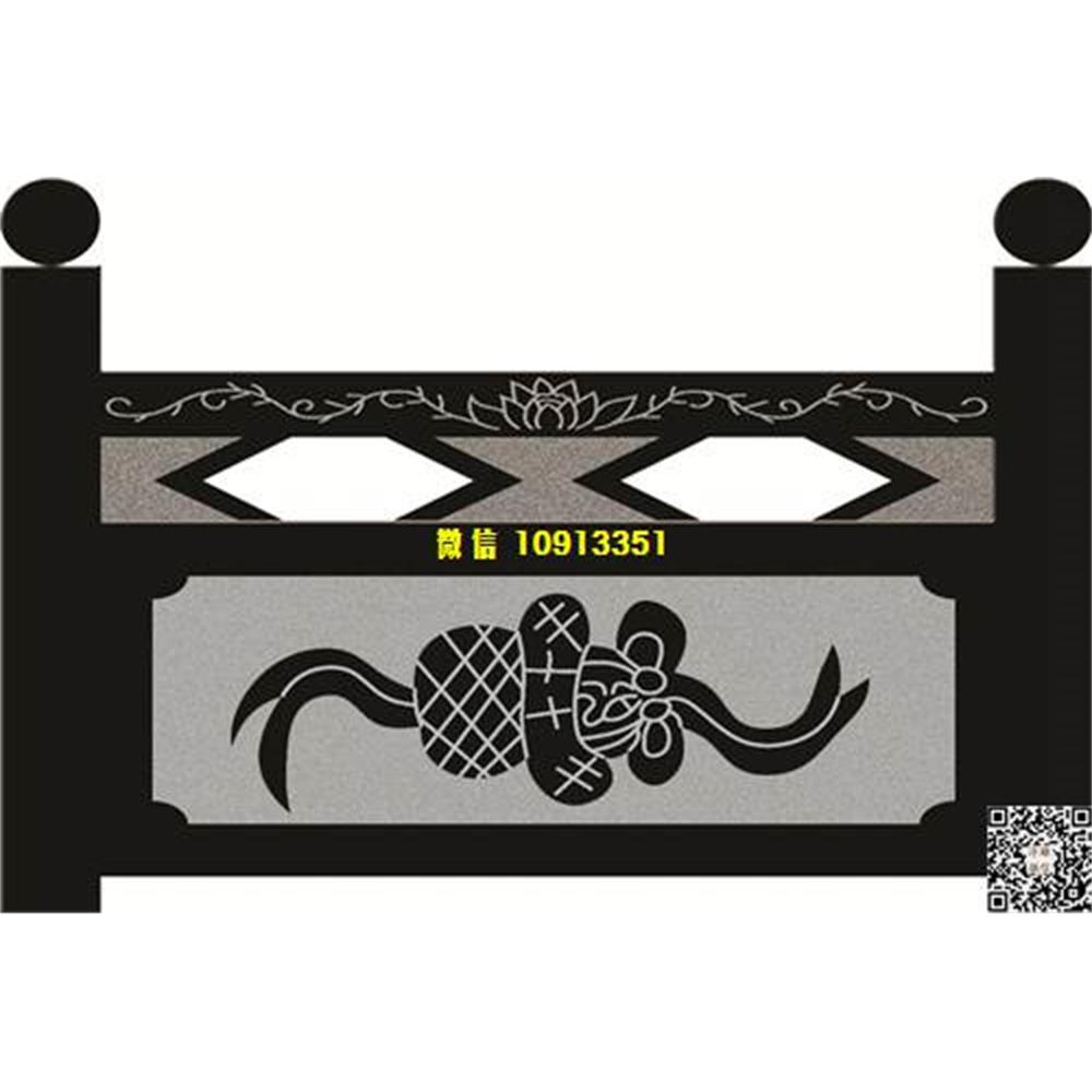 精雕图90八宝花篮栏板精雕图线雕图线条图单线铣底图_电脑雕刻plt文泰矢量图精雕图浮雕图